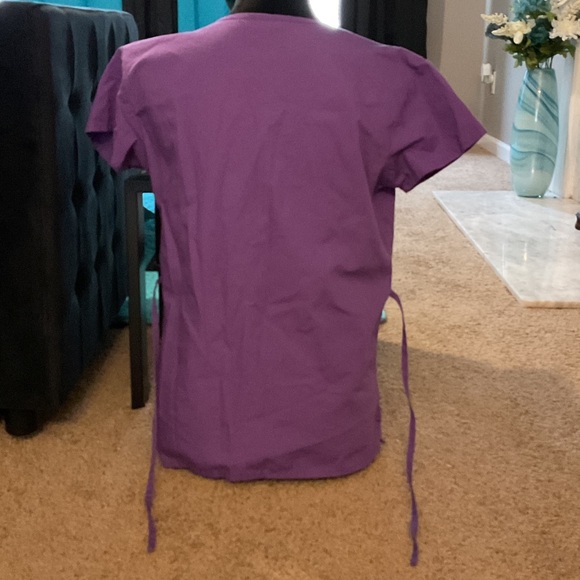 Just Love Purple V-Neck Tunic Top with Side Ties - Picture 5 of 9